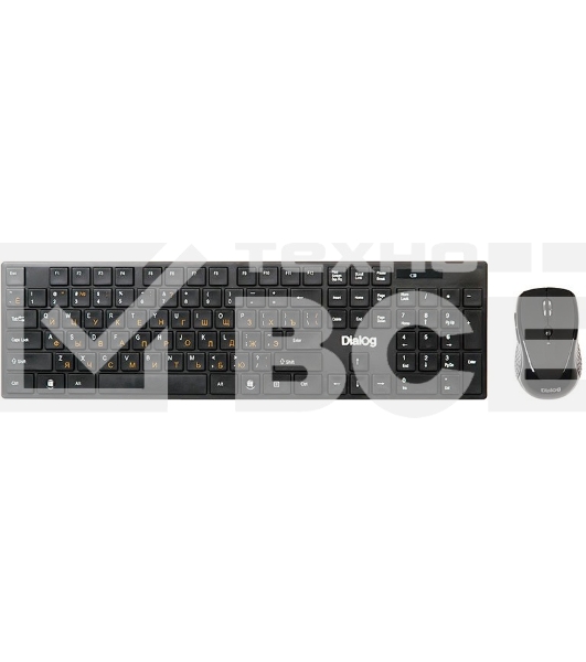 Клавиатура Dialog KMROP-4030U Pointer RF 2.4G - USB {Беспроводной набор, радиоклавиатура + опт. радиомышь 6D}