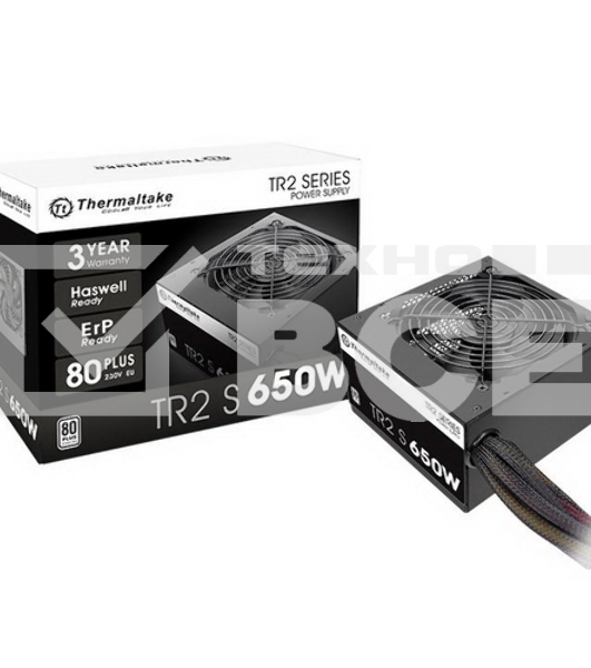 Блок питания Thermaltake TR2 S 650W Retail (PS-TRS-0650NPCWEU-2), 650Вт, 80 PLUS ,120мм, черный