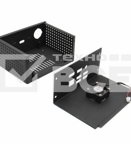 Корпус ACD Metal Case + Power Control Switch + Cooling Fan Kit for Raspberry Pi X820 v1.3 (X800) SSD&HDD SATA Storage Board KP561