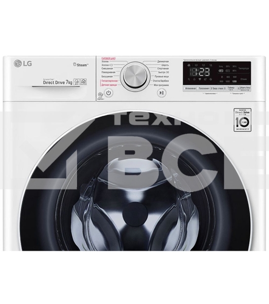 Стиральная машина LG F2V5HS0W / LG AIDD белый, загрузка фронтальная 7 кг, 1200 об/мин., класс: A