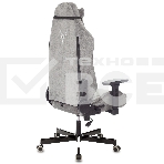 Кресло игровое Knight N1 Fabric серый Light-19 с подголов. крестовина металл, фото6
