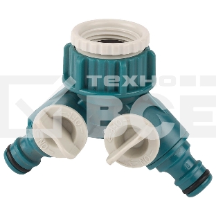 Распределитель поливочный RACO ORIGINAL 3/4' - 1', с внутренней резьбой, двухканальный