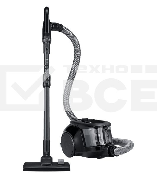 Пылесос Samsung VC18M21D0VG/EV титан, 380/1800 Вт, уборка сухая, пылесборник контейнер 1.5 л
