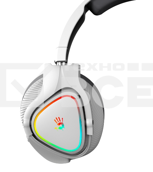 Наушники с микрофоном A4Tech Bloody MR710 серый BT оголовье (MR710 GREY)