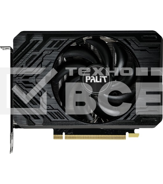 Видеокарта Palit RTX4060TI STORMX NVIDIA GeForce RTX 4060TI 8192Mb PCI-E 4.0 128 GDDR6 2535/9000 HDMIx1 DPx3 HDCP Ret
