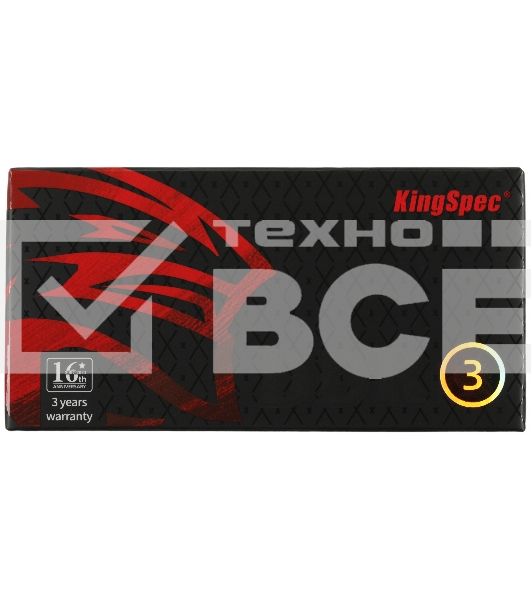 Оперативная память KingSpec, DDR3, 4GB (1x4 GB), 1600 MHz, CL11, SO-DIMM