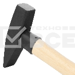 Молоток Matrix слесарный 500г квадратный боек деревянная рукоятка, фото3