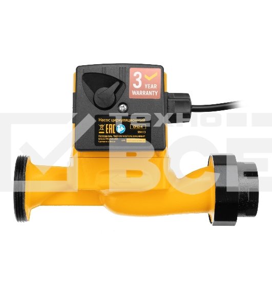 Циркуляционный насос Denzel CP32-4, напор 4 м, 50 л/мин, 1 м кабель, монт. длина 180 мм