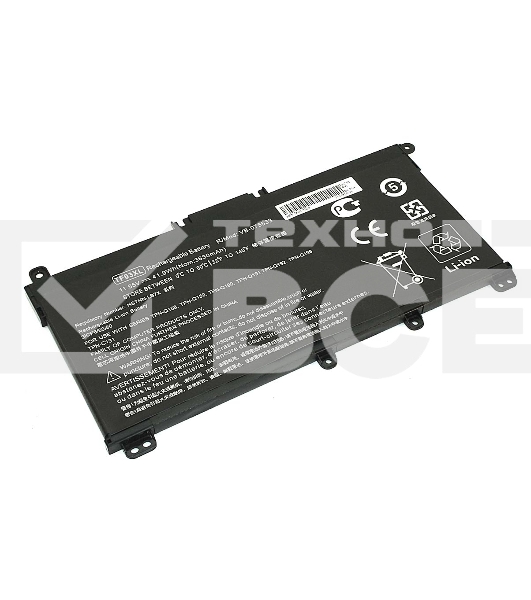 Аккумуляторная батарея для ноутбука HP TPN-C131 (TF03-3S1P) 11,55V 41.9Wh OEM черная