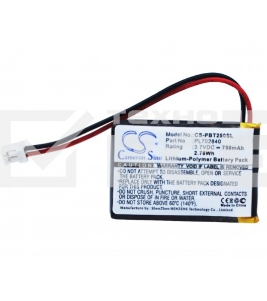 Аккумуляторная батарея CameronSino CS-PBT250SL для Philips BT2500 3.7V 750mAh 2.78Wh