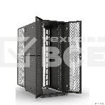 Шкаф серверный ПРОФ напольный 42U (800x1000) дверь перфор. 2 шт., черный, в сборе (ШТК-СП-42.8.10-44АА-9005), фото5