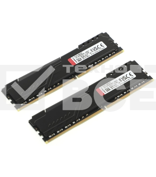 Оперативная память Kingston Fury Beast, DDR4, 64GB (2x32GB), 3200MHz, CL16, чёрный