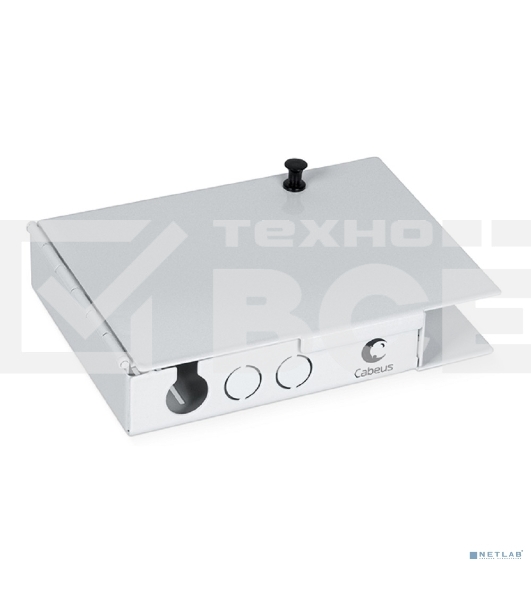 Бокс оптический Cabeus, портов: 4, SC (LC duplex), 4 хОВ, серый, (JJT-4-SC)