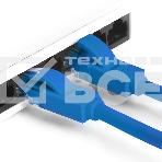 Патч-корд Greenconnect GCR-LNC01-C-1.0m перекрестный ethernet 1.0m UTP кат.5е, синий, RJ45, литой, фото4