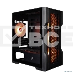 Компьютерный корпус 1STPLAYER TRILOBITE T3 ARGB черный mATX 4x120мм ARGB fans T3-BK-4F7, фото 1
