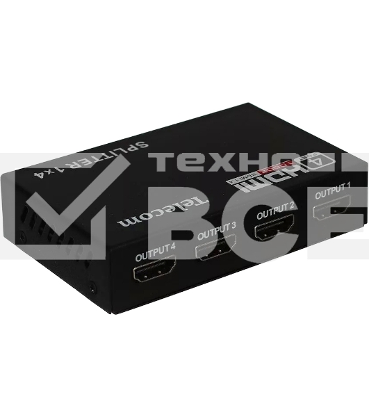 Разветвитель HDMI 1=>4 Telecom <TTS5020>, каскадируемый , 1.4v+3D