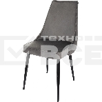 Стул для дома Бюрократ CH-K4 т. серый Holland 18 металл черный на ножках, фото7