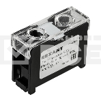 Блок зажимов клеммный Rexant БЗД 1-полюсный 16 мм2 60A на DIN-рейку, фото 1