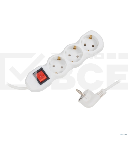 Сетевой фильтр СТАРТ С/УД-Ф S 3x5-ZV, белый, серия BASIC