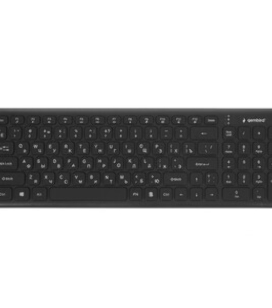 Комплект клавиатура+мышь Gembird KBS-9200 беспроводной, USB, 1000 DPI, чёрный