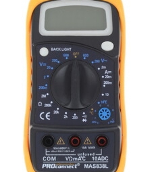 Универсальный мультиметр PROconnect MAS838L (DT858L)