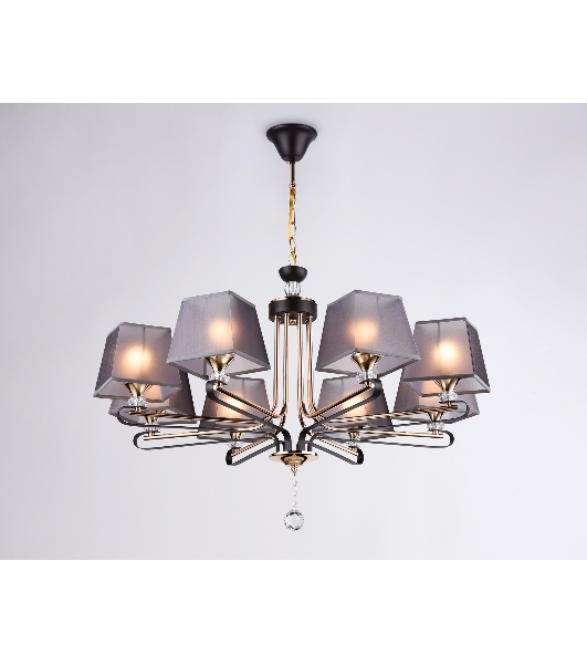 Светильник Ambrella light TR4618/8 CF/FGD кофе/золото E27/8 max 40W D760*810