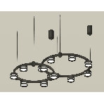 Светильник Ambrella light XR92091005/13 SBK/FR черный песок/белый матовый GX53 (A9209, C9238, C9232, N8462), фото3