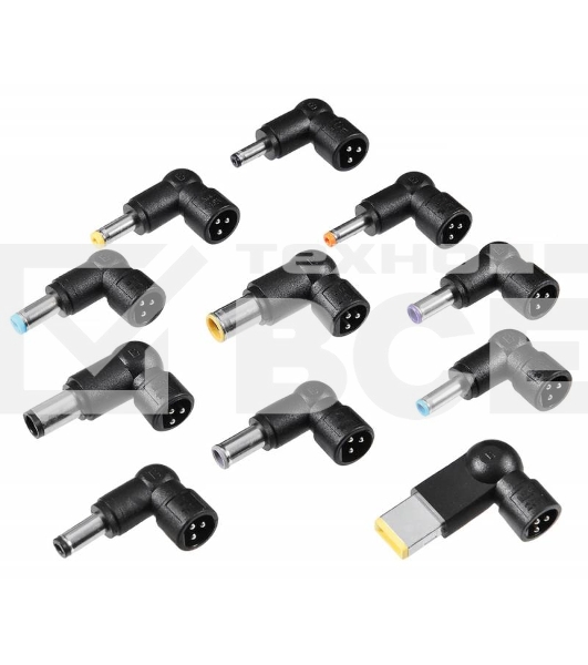 Блок питания Ippon D65U автоматический 65W 15V-19.5V 8-connectors 1.5A 1xUSB 2.1A от бытовой электросети LСD индикатор