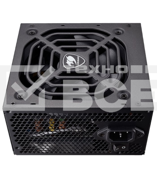 Блок питания Cougar CGR BS-500R, 500Вт BULK, 80 Plus Bronze, 120мм, черный