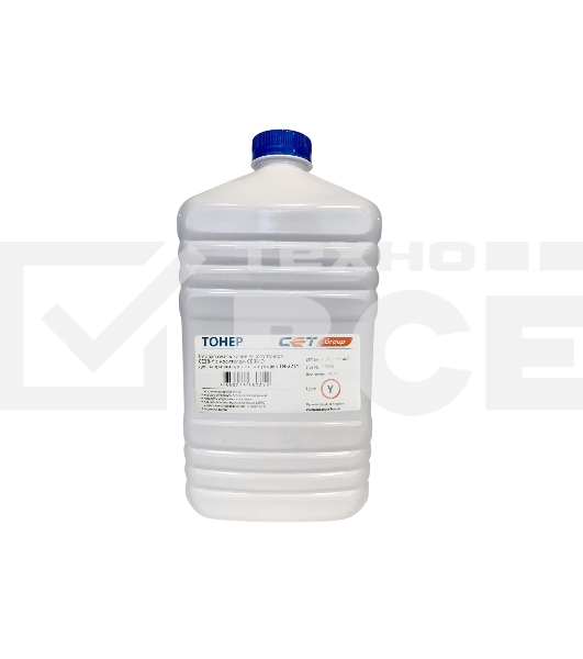 Тонер Cet CE38-Y CET111071467 желтый бутылка 467гр. для принтера KONICA MINOLTA Bizhub C227/287