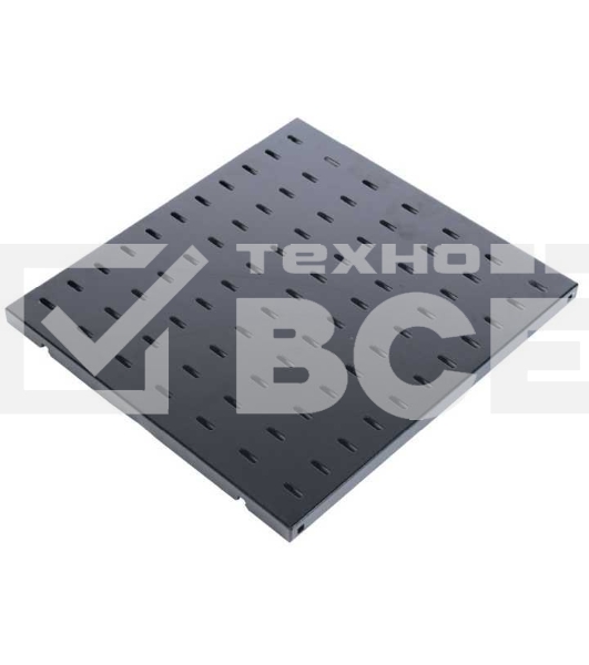 Полка ЦМО перфорированная, глубина 390 мм,цвет черный (СВ-39-9005)