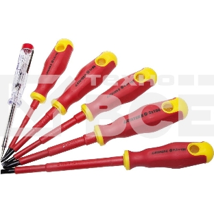 Набор STAYER PROFI ELECTRO 25145-H6_z01диэлектрические. тестер. 100-250В. Cr-V. 6шт