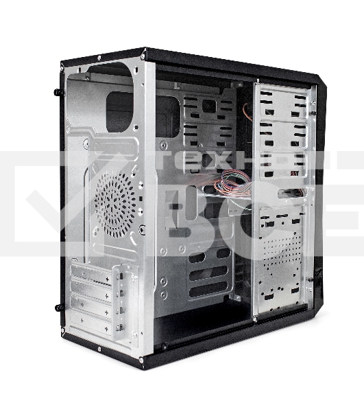 Компьютерный корпус Exegate EX284027RUS Minitower BA-202 Black, mATX, <без БП>, 2*USB, Audio