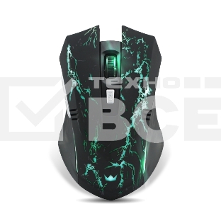 Мышь проводная Crown Gaming CMXG-600 черный, 2200 dpi, USB, кнопки - 6