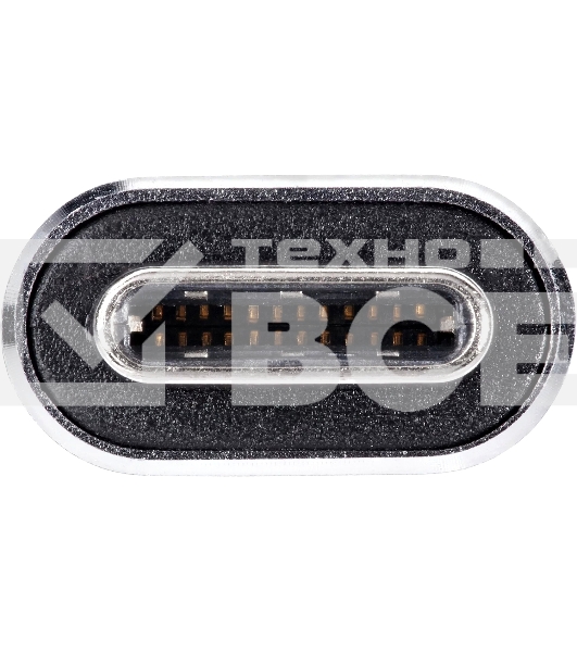 Кабель VCOM USB3.2 Gen2X2, CM->CM, 20Gbs, 100WT, 4KX60Hz, All shell, 1.8m