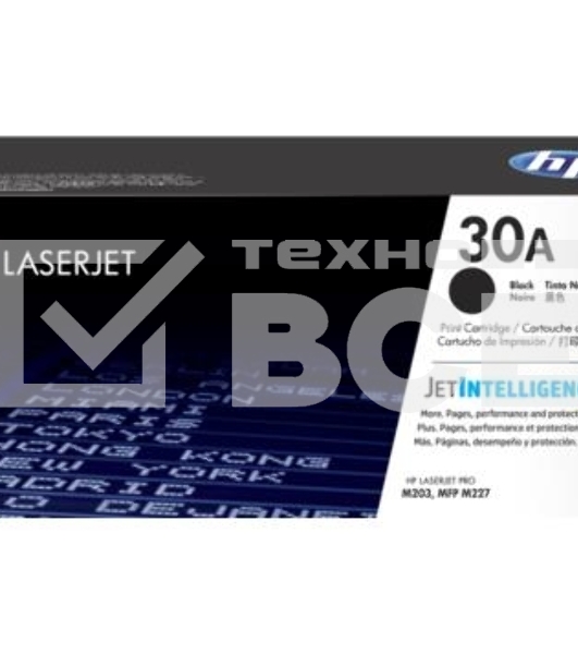 Картридж лазерный HP 30A черный для M203/MFP M227 (1600 стр)