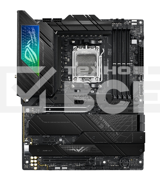 Материнская плата ASUS ROG STRIX X670E-F GAMING WIFI, AM5, AMD X670, 4xDDR5, 4xSATA, 4xM.2, 1xPCIe 5.0 x16, 1xPCIe 4.0 x4, 1xHDMI, 1xDP, 1x 2.5Gb LAN, 2xUSB-C 3.2 Gen 2, 2xUSB-C 3.2 Gen 2x2, 2xUSB-A 2.0, 7xUSB-A 3.2 Gen 2, 5x3.5 мм, 7.1, ATX