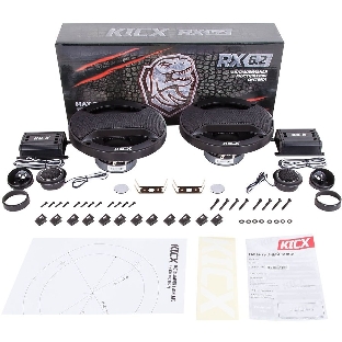 Колонки автомобильные Kicx RX 6.2 4Ом 16см (6.5дюйм) (ком.:2кол.) компонентные двухполосные