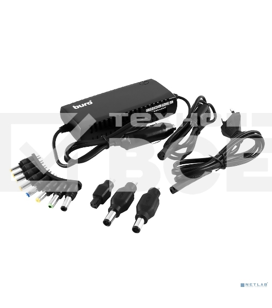 Блок питания Buro BUM-1200C120 ручной 120W 15V-24V 8-connectors 6A 1xUSB 1A от прикуривателя
