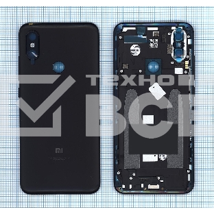Задняя крышка для Xiaomi Mi 6X Mi A2  черный
