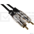 Шнур Стерео 3,5 мм - 2 RCA, длина 3 метра (GOLD-металл) Rexant, фото4