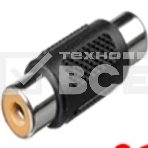 Удлиннитель RCA (тюльпан) 1 канал мама-мама, фото 1