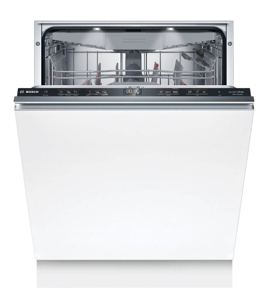 Встраиваемая посудомоечная машина Bosch SMD6ZC804E Serie 6, 60см., SilencePlus; Класс A-A-A; уровень шума 40 дБ ; OpenAssist, 7 прогр.: Эко 50, Авто65-75, Авто 45-65, Авто35-45, быстрая 45, Супер60, Ночная 50, загружаемая. 4 спец.ф-ция:Гигиена+, Экстра сушка,Speed Perfect, самоочистка машины; Подключаемая зона интенсивной мойки в верхнем коробе, 5 уровней подачи воды; 14 компл.посуды; Zeolite (премиальная система сушки); Система door assist открытие двери по 2-му нажатию, автоматика 3in1; AquaSensor;