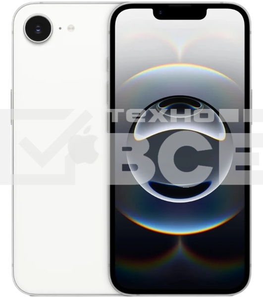 Смартфон Apple iPhone 16e, 8/128Gb, белый