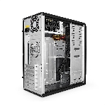 Корпус Miditower Exegate CP-601 Black, ATX, CP400W, 80mm, 2*USB, Audio, фото4