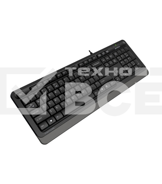 Клавиатура проводная A4Tech Fstyler FK10, USB, черный/серый
