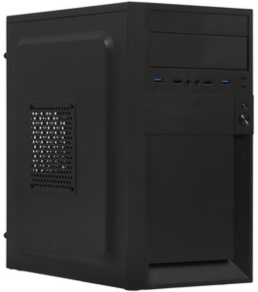 Компьютерный корпус Minitower ExeGate BAA-105U2-01-UNS350 (mATX, БП UNS350 с вент. 12см, 2*USB+2*USB 3.0, аудио, черный)