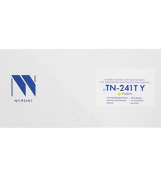 Картридж NVPrint совместимый Brother TN-241T Yellow для HL-3140CW/3150CDW/3170CDW/DCP-9020CDW/MFC-9140CDN/9330CDW/9340CDW (1400k)