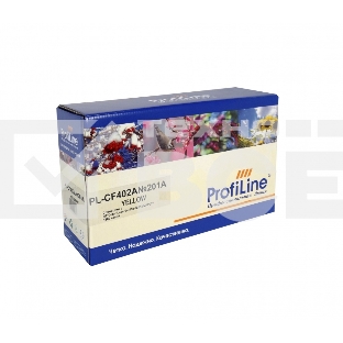Картридж лазерный PL-CF402A №201A для принтеров HP Color LaserJet Pro M252/MFP277 1400 копий Yellow ProfiLine