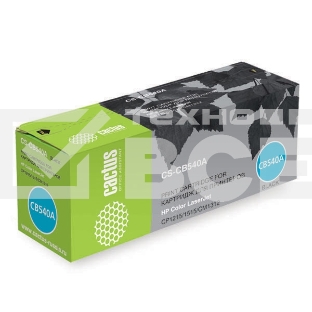 Картридж лазерный Cactus CS-CB540A черный (2200 стр.) для HP Color LaserJet CP1215/1515/CM1312